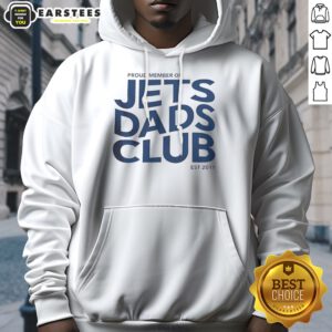 Pretty Winnipeg Jets Proud Member Of Jets Dads Club Est 2011 hoodie displayed in a casual setting.
