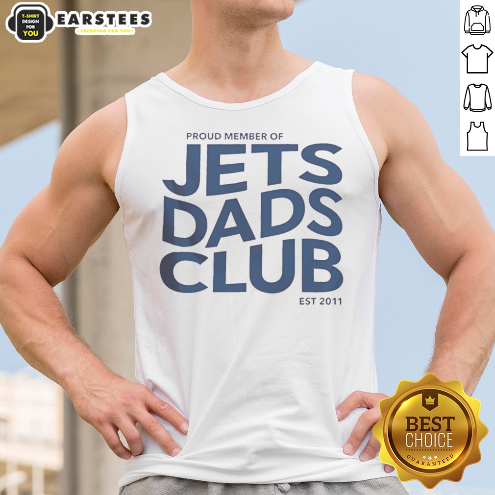 Pretty Winnipeg Jets Proud Member Of Jets Dads Club Est 2011 shirt on Tank Top Pretty Winnipeg Jets Proud Member Of Jets Dads Club Est 2011 shirt shown as a tank top preview