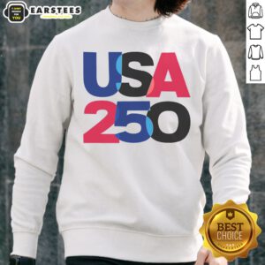 USA 250 Overlay sweatshirt featuring a bold graphic design and comfortable fit.