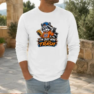 Awesome Jimothy Viral Raccoon Funny Trash Panda Mascot Long Sleeve Shirt