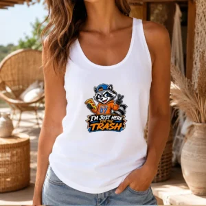 Awesome Jimothy Viral Raccoon Funny Trash Panda Mascot Tank Top