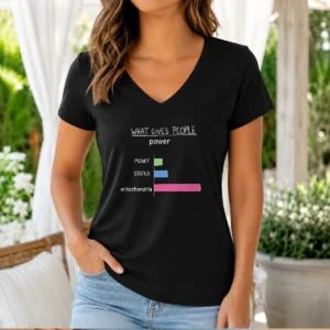 Awesome What Gives People Power V-Neck Shirt