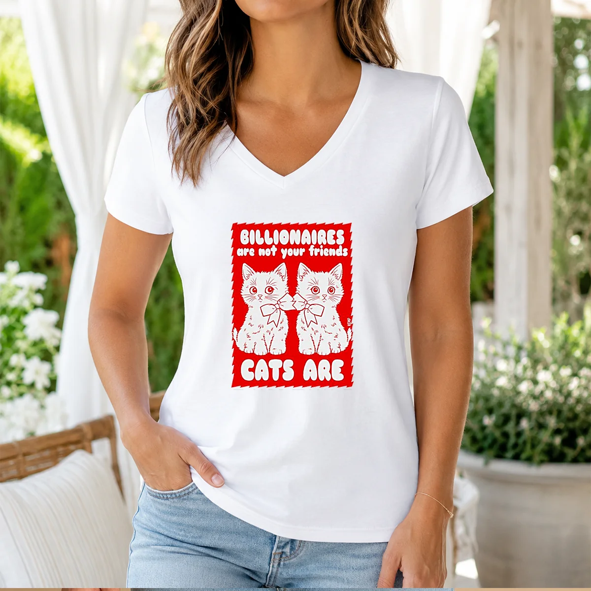 Funny Billionaires Are Not Your Friends V-Neck Shirt Funny Billionaires Are Not Your Friends V-Neck Shirt