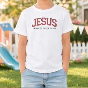 Funny Jesus The Way The Truth And The Life Kids T-Shirt