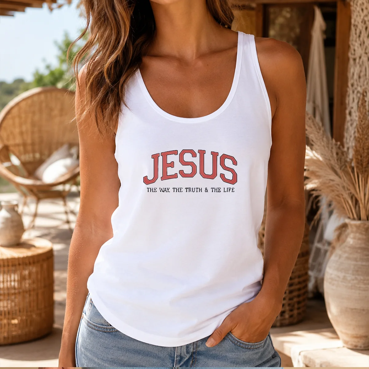 Funny Jesus The Way The Truth And The Life Tank Top