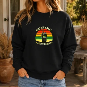 Funny Walkie Calls Are My Cardio Geek Sweater