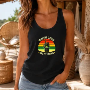 Funny Walkie Calls Are My Cardio Geek Tank Top