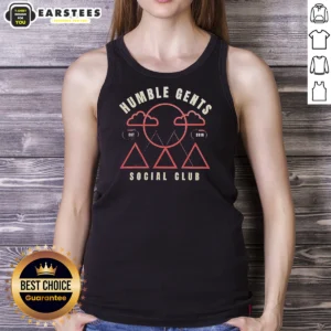 Good Humble Gents Social Club EST 2016 Mountains Clouds Sun Tank Top