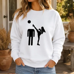 Good Kick Him Funny Sweater