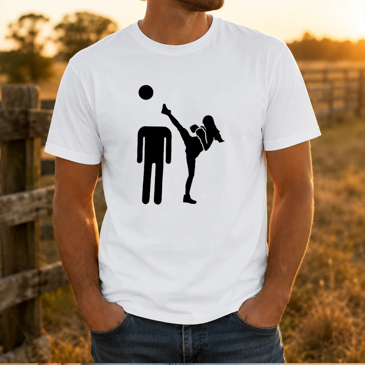 Good Kick Him Funny Shirt Good Kick Him Funny Shirt