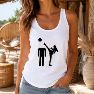Good Kick Him Funny Tank Top
