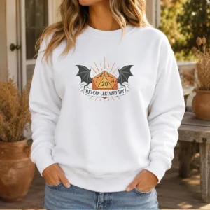 Good You Can Certainly Try D20 Dice With Wings Sweater