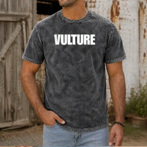 Hot Yeah I Watch TV Turkey Vulture Washed T-Shirt