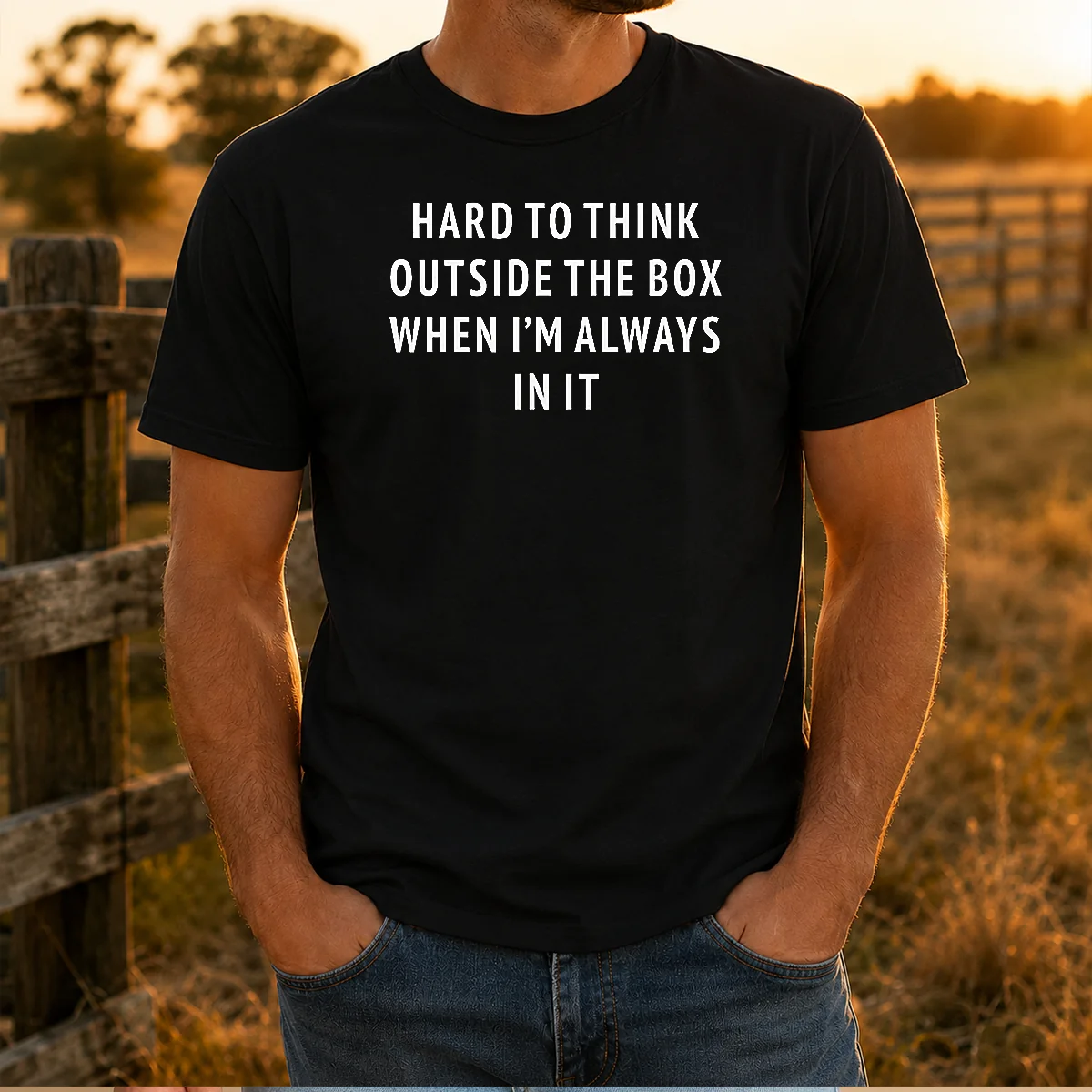 Official Hard To Think Outside The Shirt Official Hard To Think Outside The Shirt