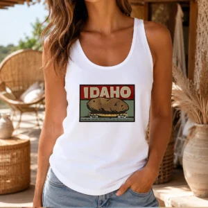 Official Idaho Spud Railcar Potato Tank Top