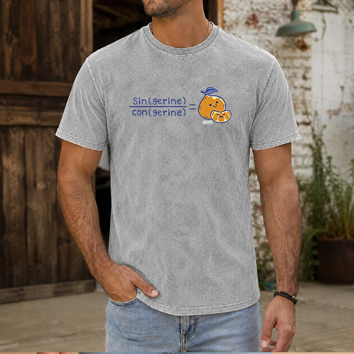 Official Sin Con Tan Gerine Washed T-Shirt
