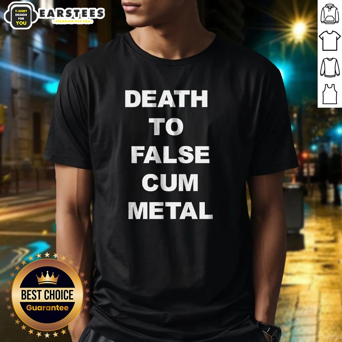 Original Death To False Cum Metal Shirt Original Death To False Cum Metal Shirt