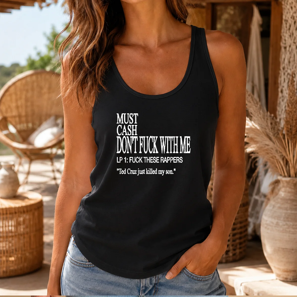 Original Must Cash Don'T Fuck With Me Tank Top