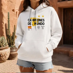 Original Spain Campeones Del Mundo 2010 South Africa And 2026 World Cup Hoodie