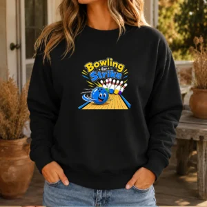 Premium Bowling For Strike Fun Vector Sweater