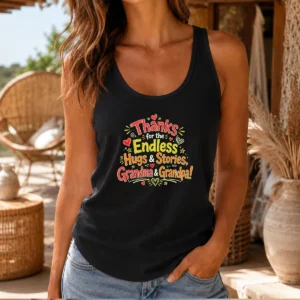Premium Grandparents Day Thanks Doodle Family Love Tank Top