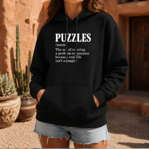 Premium Puzzles The Art Of Creating Problems Hoodie