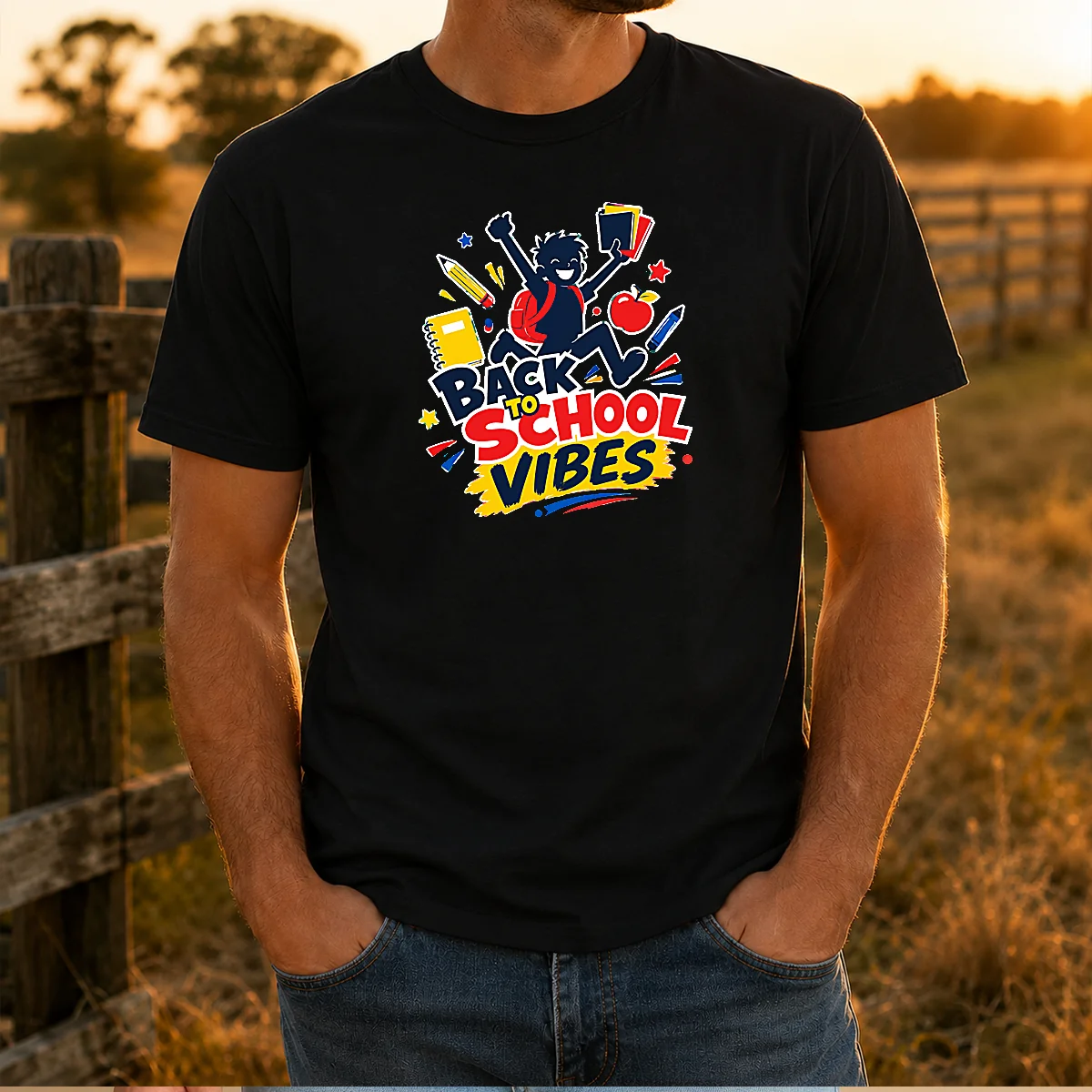 Pretty Back To School Vibes Excited Shirt Pretty Back To School Vibes Excited Shirt
