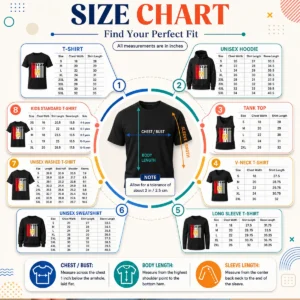 Size chart for Pretty Egypt Flag Eagle Coat Of Arms with measurements in inches and cm