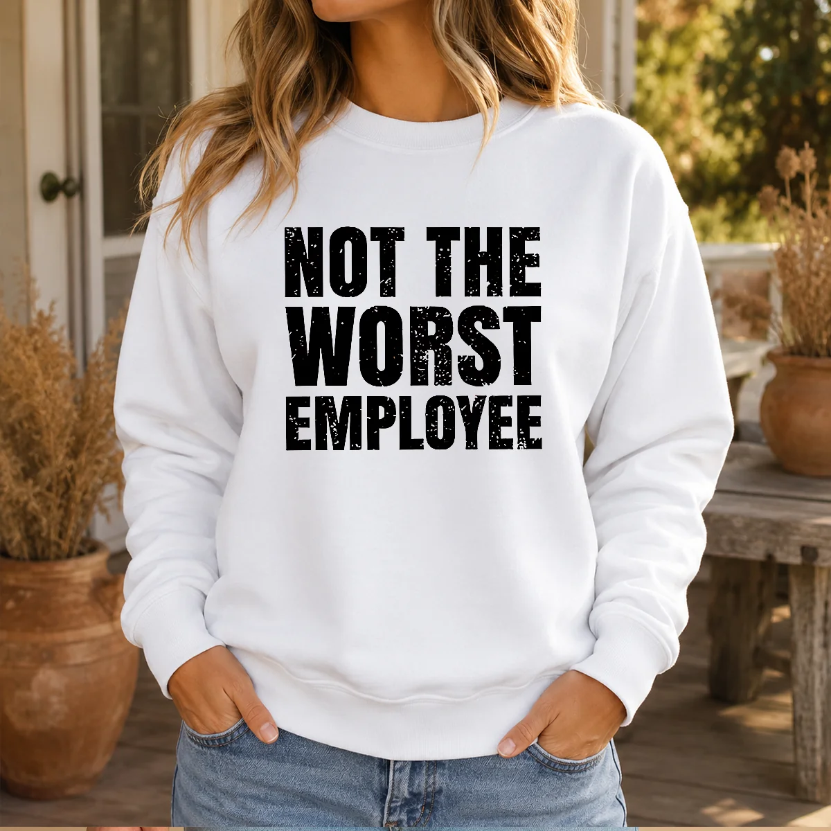 Pretty Not The Worst Employee Geek Sweater