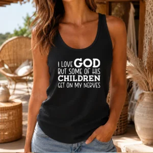 Pretty Some Of God'S Children Tank Top
