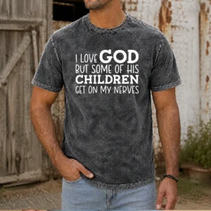 Pretty Some Of God'S Children Washed T-Shirt