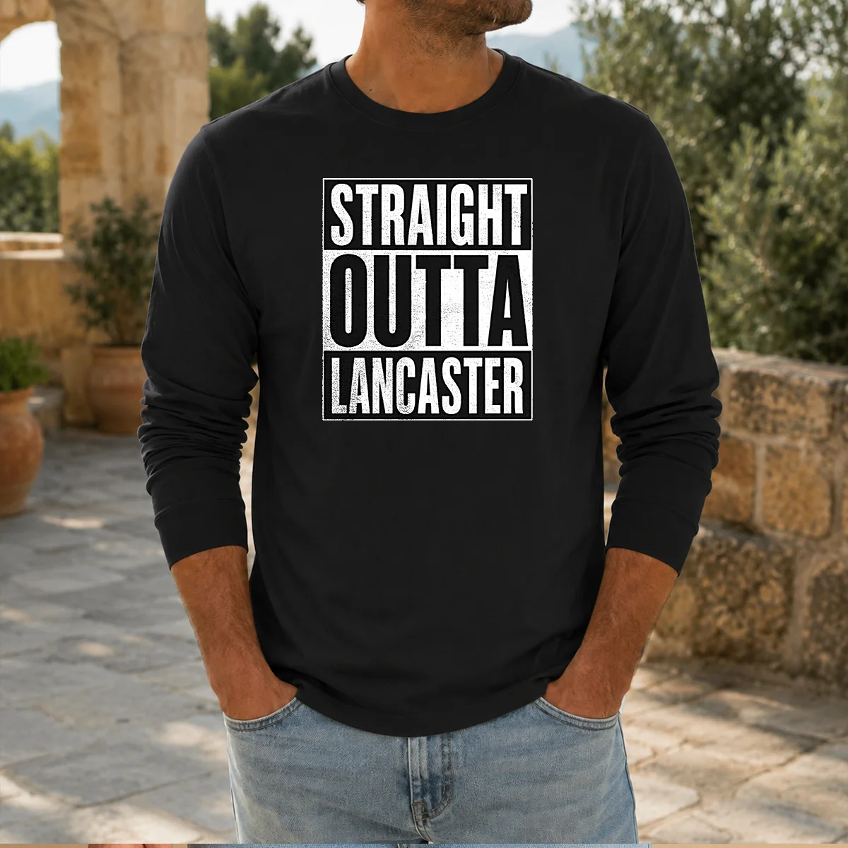 Pretty Straight Outta Lancaster Long Sleeve Shirt