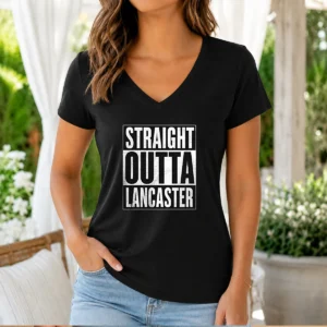 Pretty Straight Outta Lancaster V-Neck Shirt