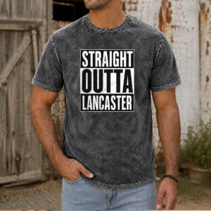 Pretty Straight Outta Lancaster Washed T-Shirt