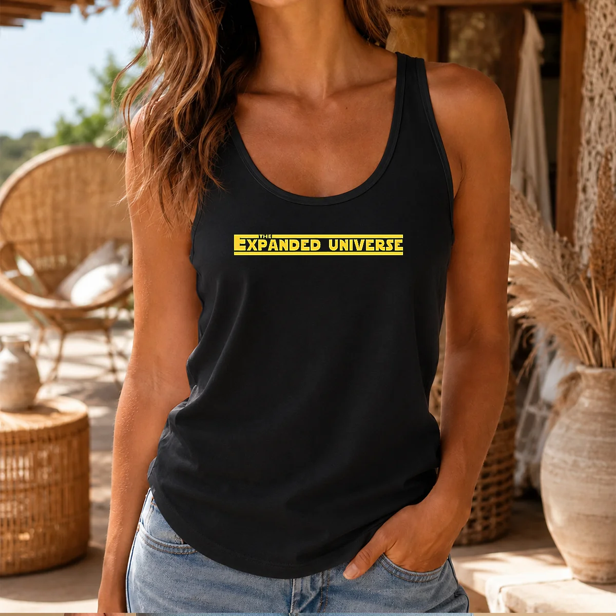 Pretty The Expanded Universe Star Wars Legends Tank Top featuring bold graphic print on lightweight sleeveless garment