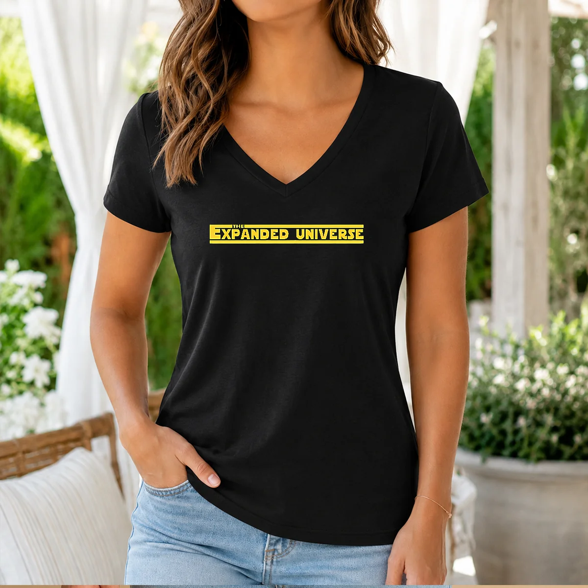 Pretty The Expanded Universe Star Wars V-Neck Shirt Pretty The Expanded Universe Star Wars V-Neck Shirt