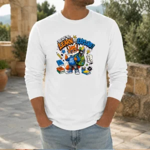 Top Back To School Fashion Fox Long Sleeve Shirt