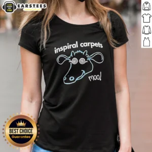 Top Inspiral Carpets Moo Madchester Indie Rock Ladies Shirt