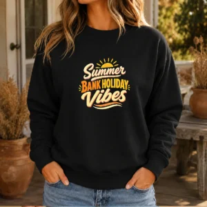 Top Summer Bank Holiday Cozy Typography Family Gatheri Sweater