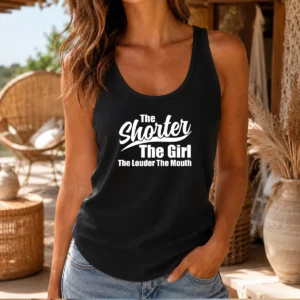 Top The Shorter Girl Louder Mouth Tank Top